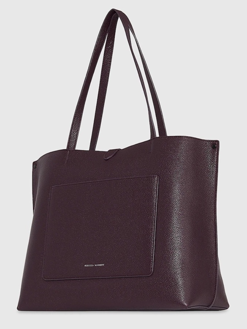 REBECCA MINKOFF MEGAN LEATHER TOTE HANDBAG - Picture 2 of 8
